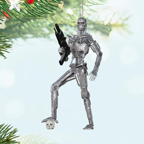 New! Terminator 2 Hallmark Keepsake Christmas Ornament 2024 Judgment Day T-800 - Picture 5 of 5